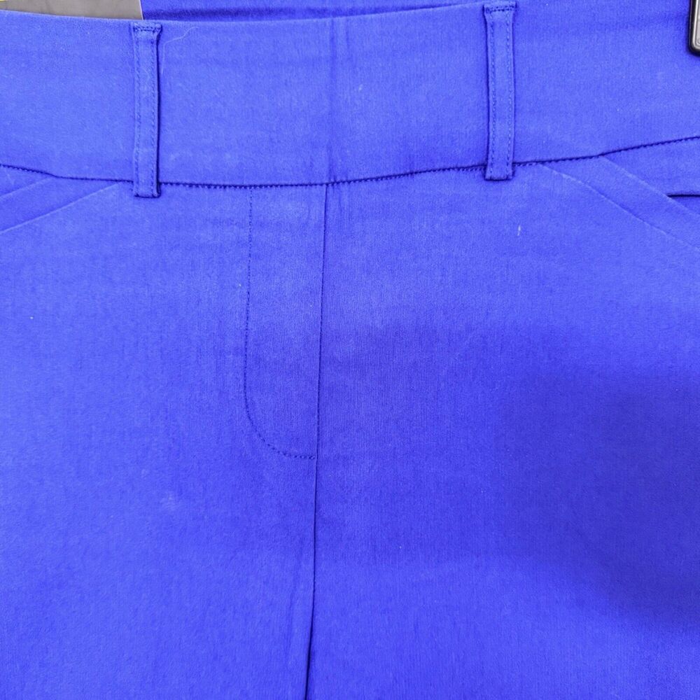 Hilary Radley Women Mid-Rise Sz S Stretch Pull-On Ankle Pant Mazarine Blue - Picture 7 of 7